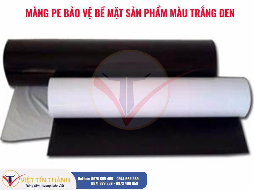 màng bảo vệ pe màu trắng đen